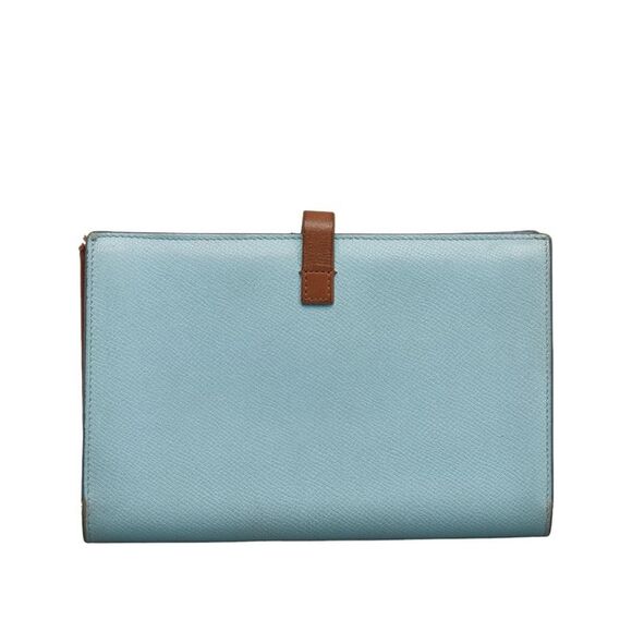 Pre Loved Celine Leather Logo Bifold Wallet in Very Good Condition - Picture 3 of 8